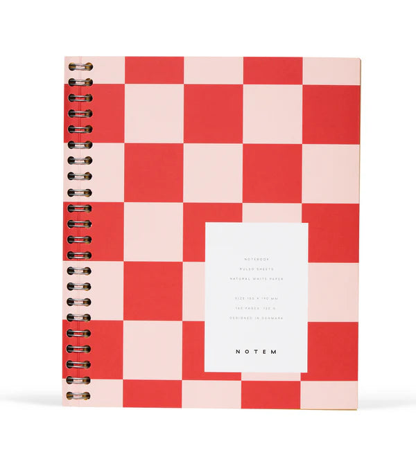 NELA notebook - Medium, Orange check
