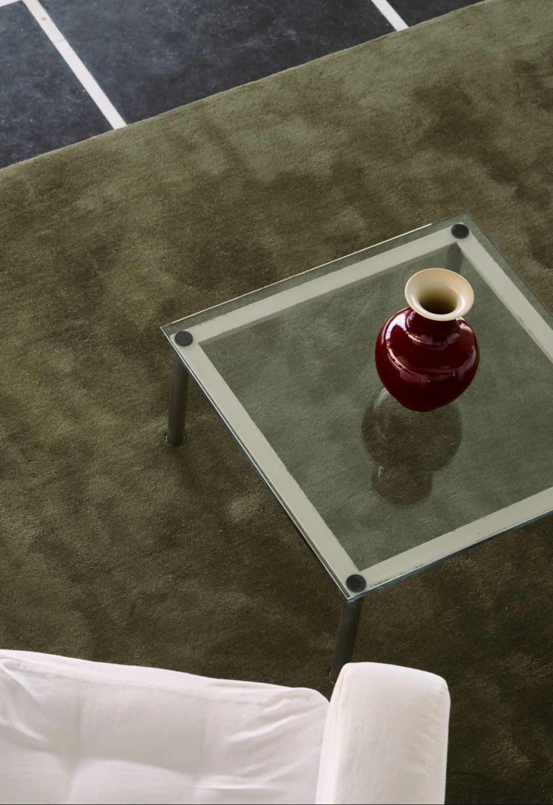 Solid Wool Rug - Capulet Olive