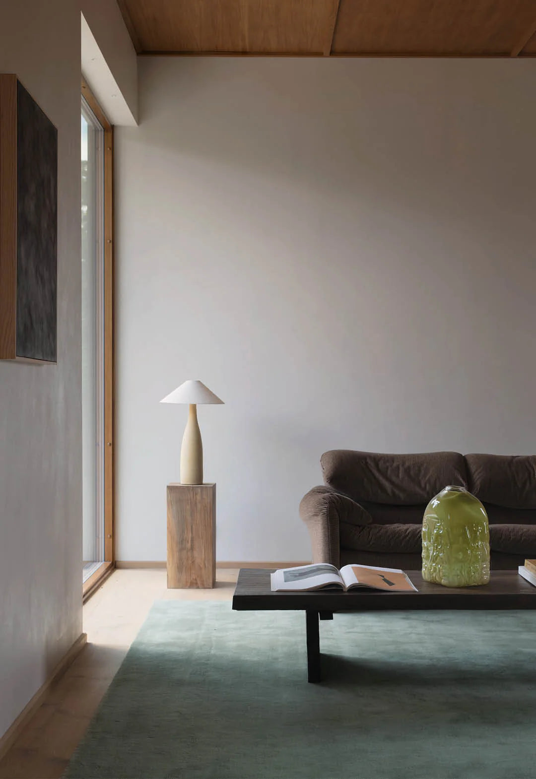 Solid Wool Rug - Sage