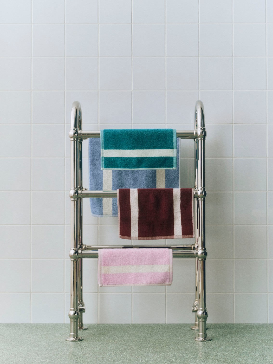 Stripe Towel - Cool pink