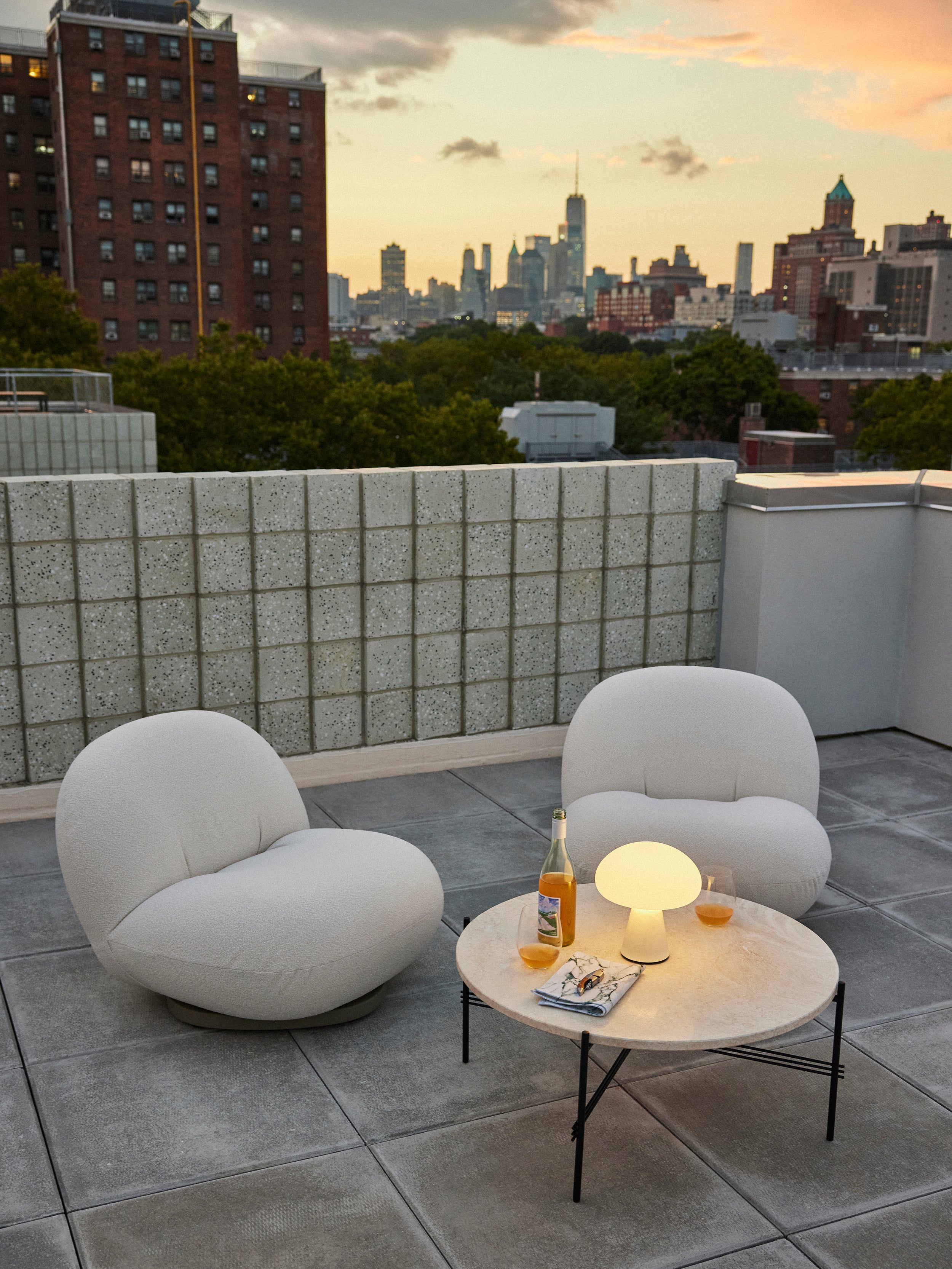 Pacha Outdoor Lounge Chair - Fully Upholstered, Swivel