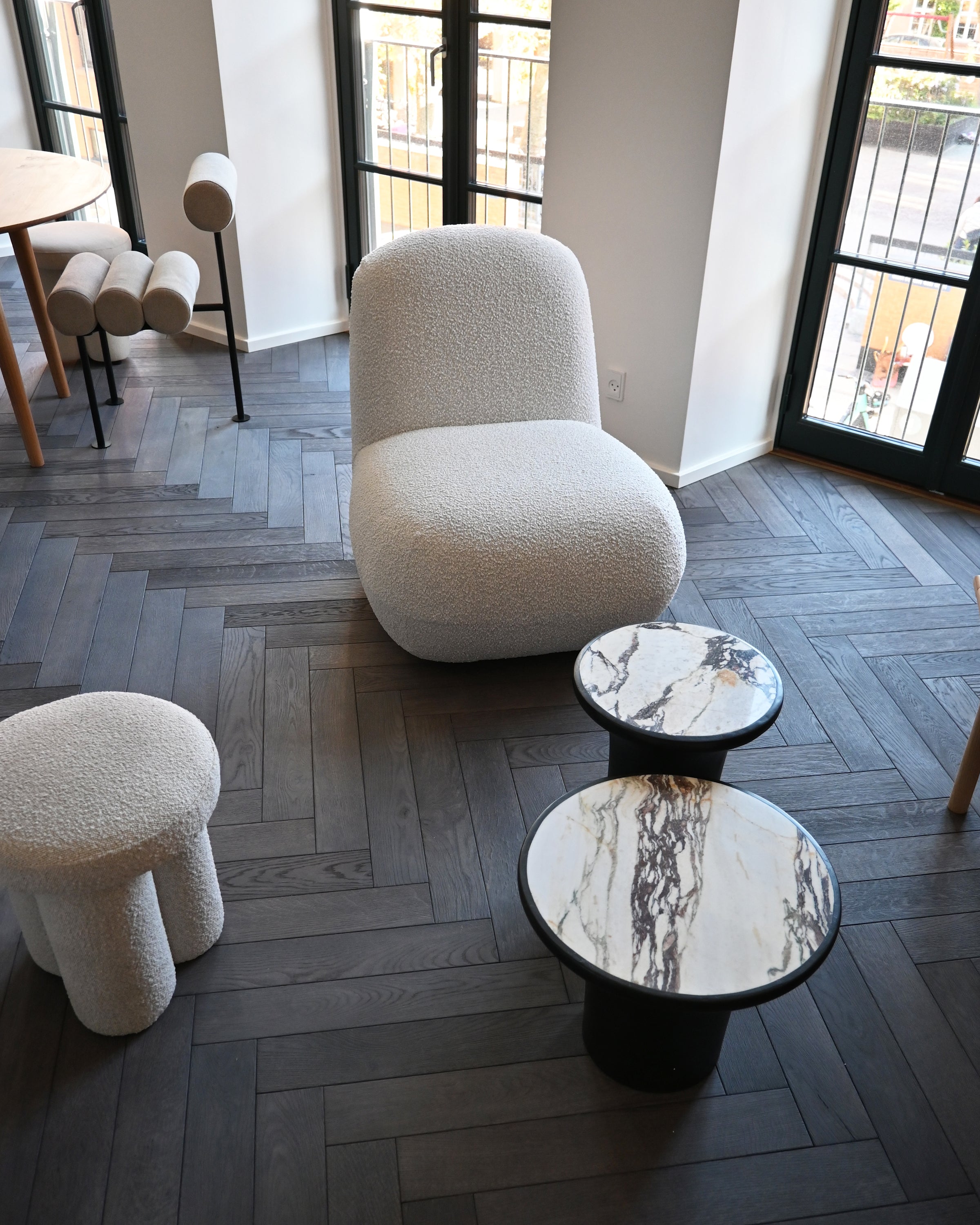 Toe Chair, Flat - Taupe