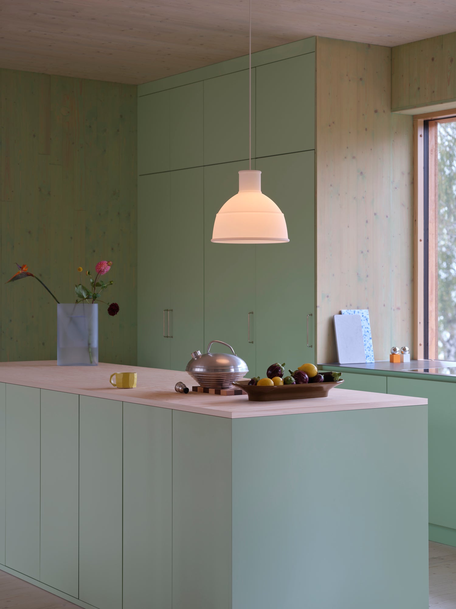 Unfold Pendant - Translucent White