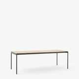 Ville Outdoor Dining Table AV26 - Bronze Green, Teak Frame