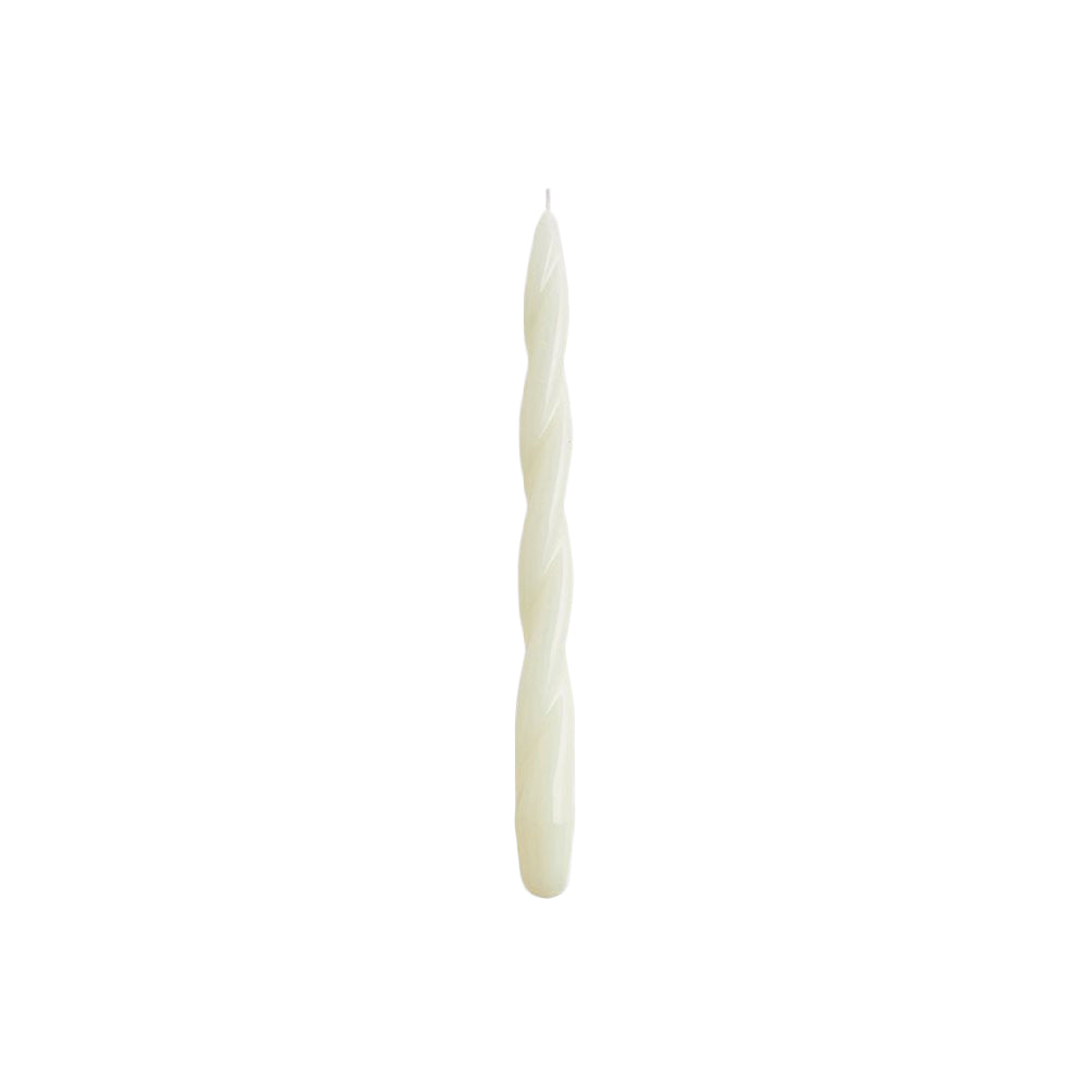 Lumânare Soft Twist Înaltă - Off White