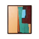 Framed Artwork Natural Blues