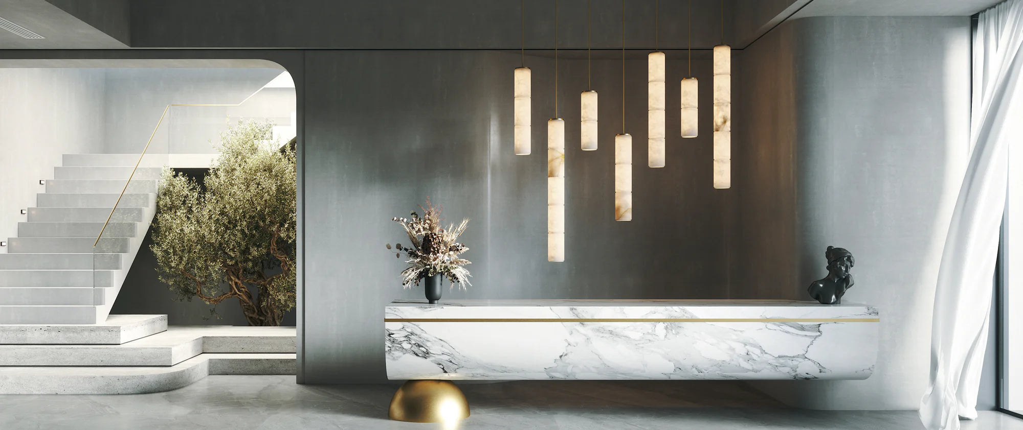 Boreal Pendant Lamp 5- 108 cm