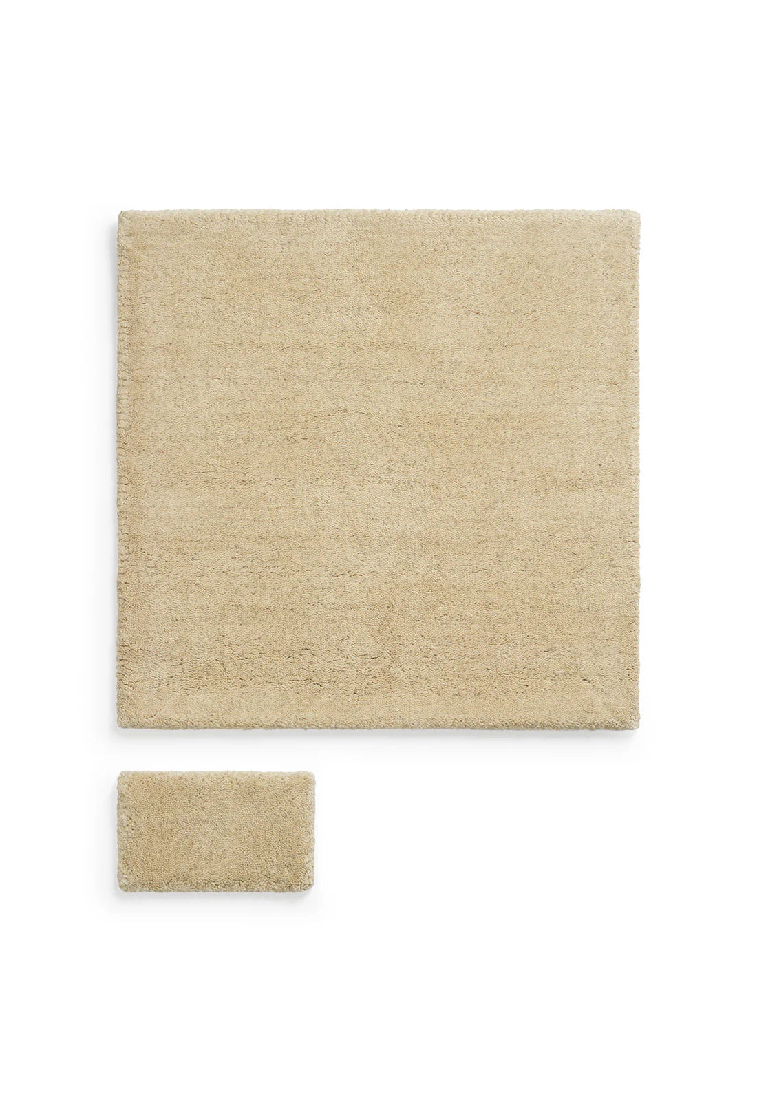 Solid Wool Rug - Soft Yellow