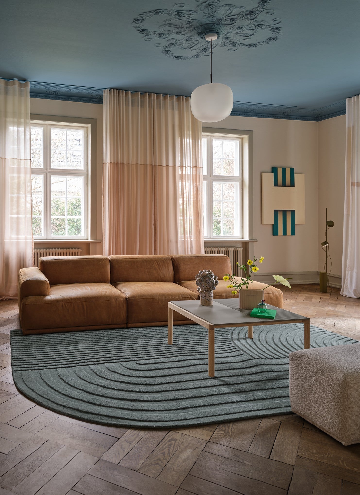 Relevo Rug - Sage Green