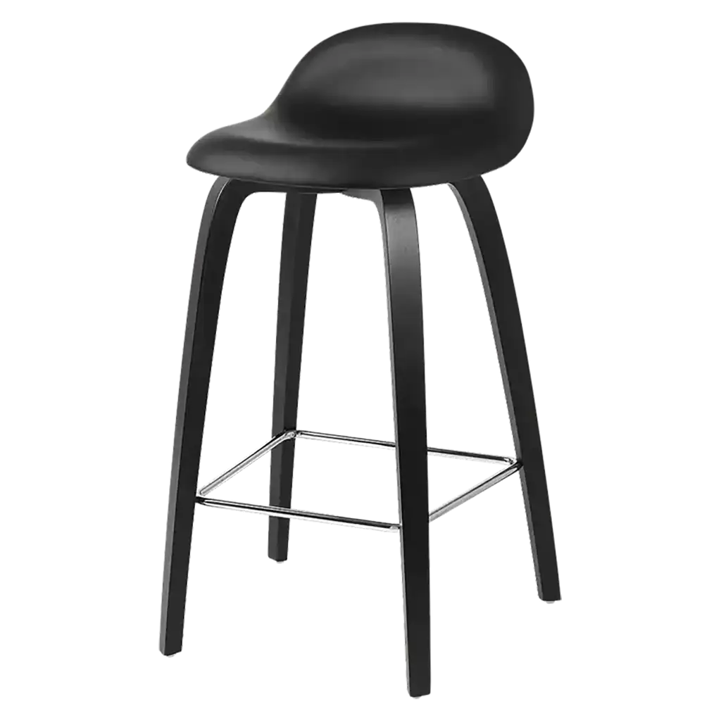 GUBI 3D Counter Stool Fully Upholstered