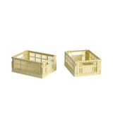 Lădiță Colour Crate Mini - Set de 2 - Light yellow