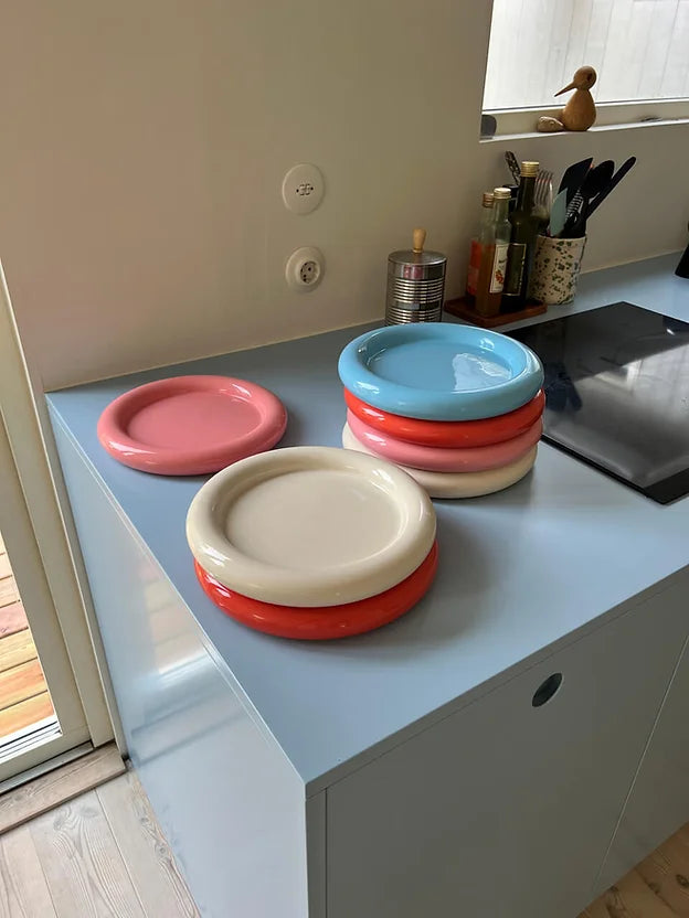 Chunky Plate - Light Blue