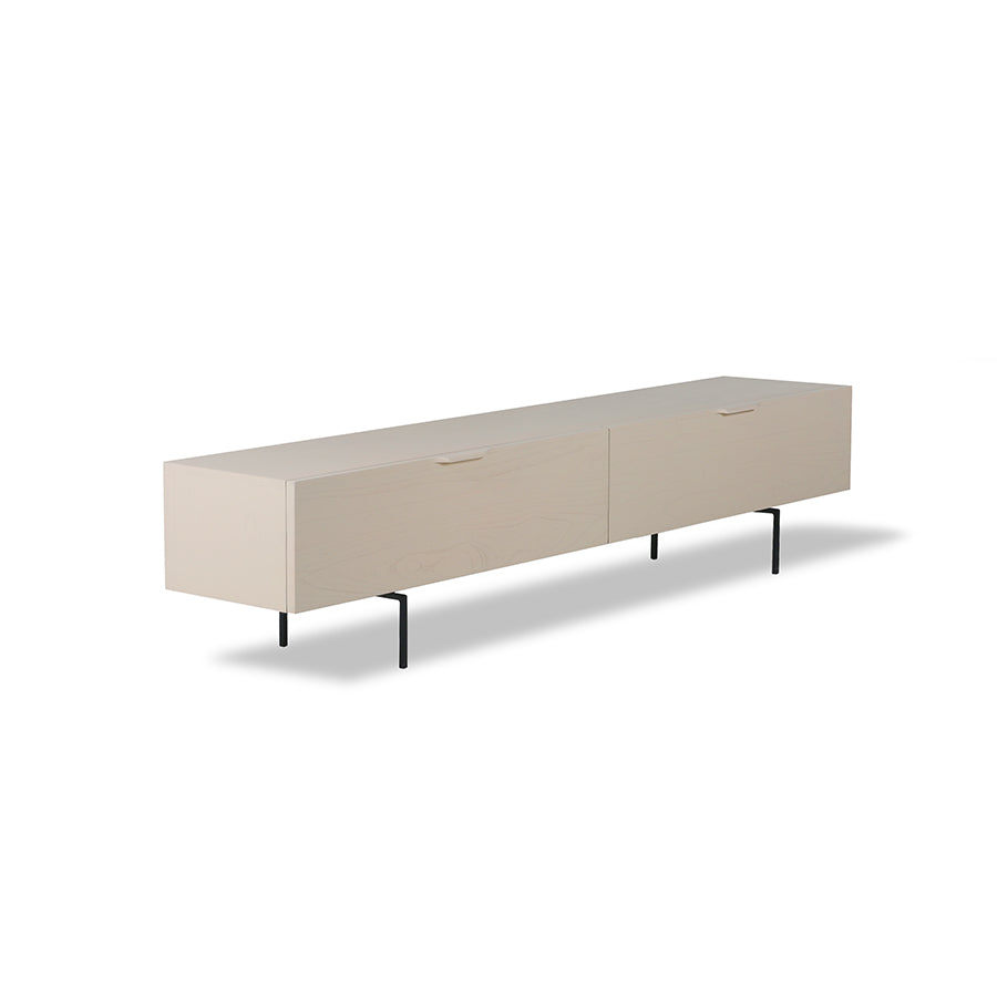 TV cabinet wood grain small - Sand