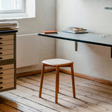 Taburet Soft Edge 72 - Water based lacquered solid oak