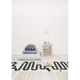 Fluffy Cushion - Blue