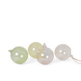 Glass Baubles - L - Set of 4 - Mixed Light