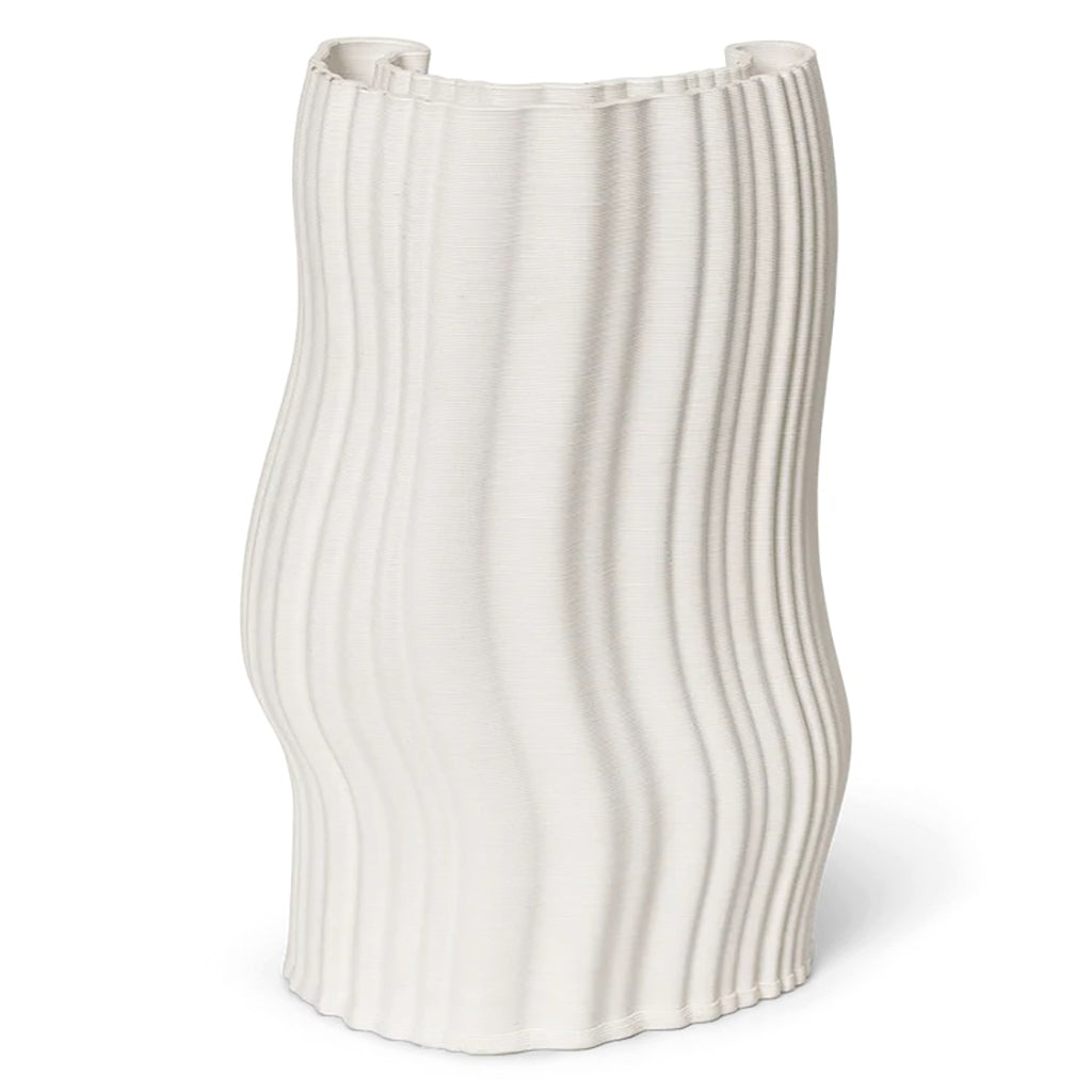 Moire Vase - Off-White