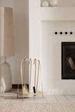 Hebe Lamp Large - Off White with Sand Lampshade