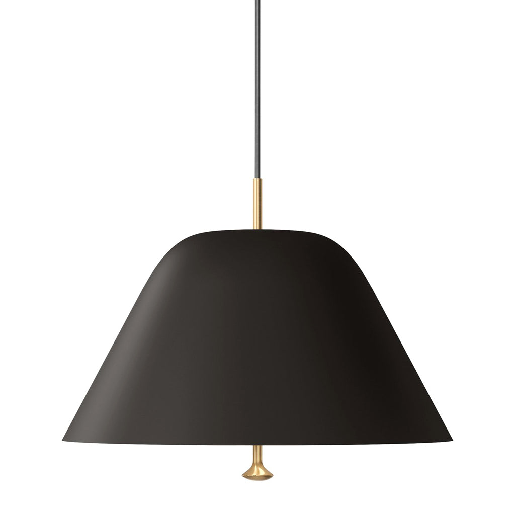 Corp de iluminat suspendat Levitate 40 - Negru / Alamă
