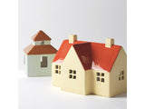 Deco House Bo Ceramic - Light Yellow / Pumkin Orange