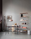 Dome Shade Low Socket - Rose