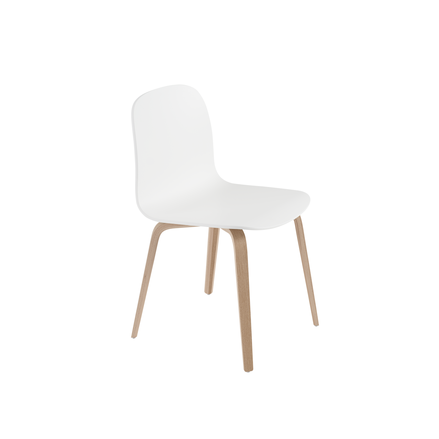 Visu Chair - White, Oak