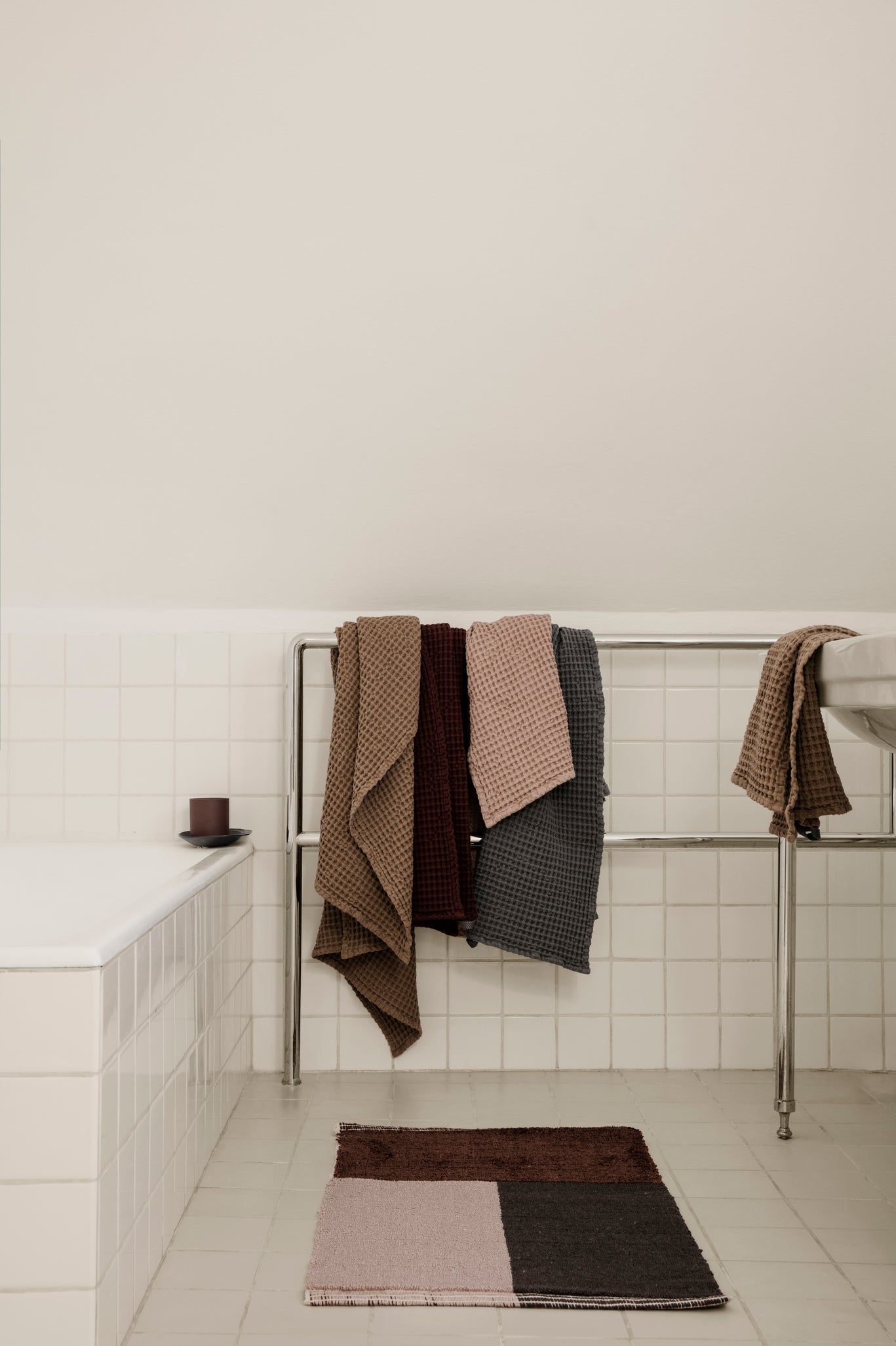 Organic Hand Towel - Tan