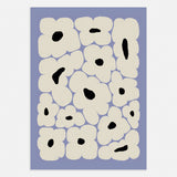 Poster Flower Bed Blue