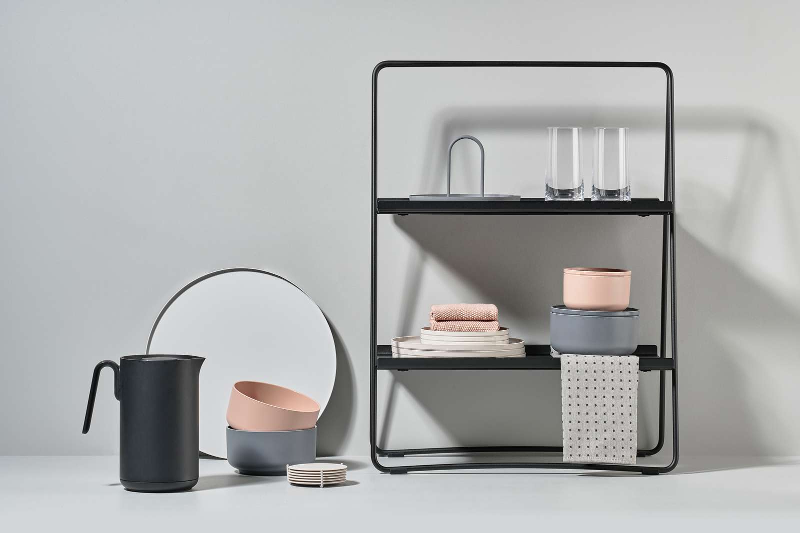 A-Table Shelf Unit - Black