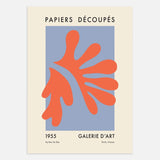 Poster Papiers Découpés Orange