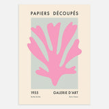 Poster Papiers Découpés Pink