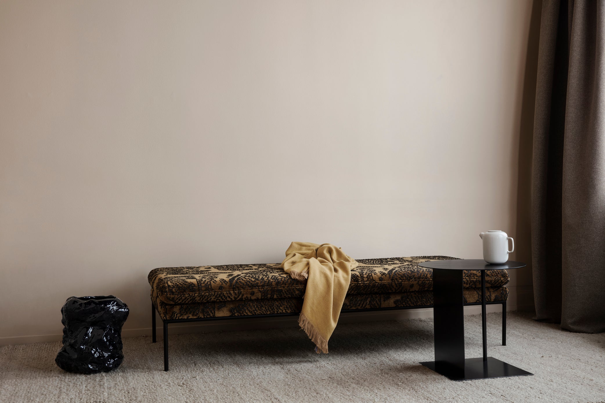 Herringbone Blanket - Mustard