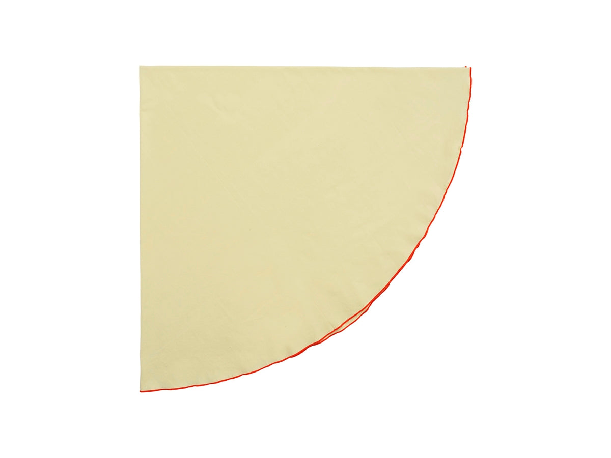 Wilhelmina Tablecloth Ø200 cm - Light Yellow