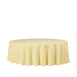 Wilhelmina Tablecloth Ø200 cm - Light Yellow