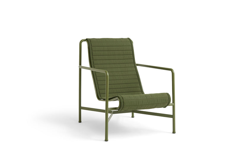 Quilted Cushion for Palissade Lounge Chair High - Olive