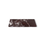 Platou dreptunghiular S - marmură burgundy
