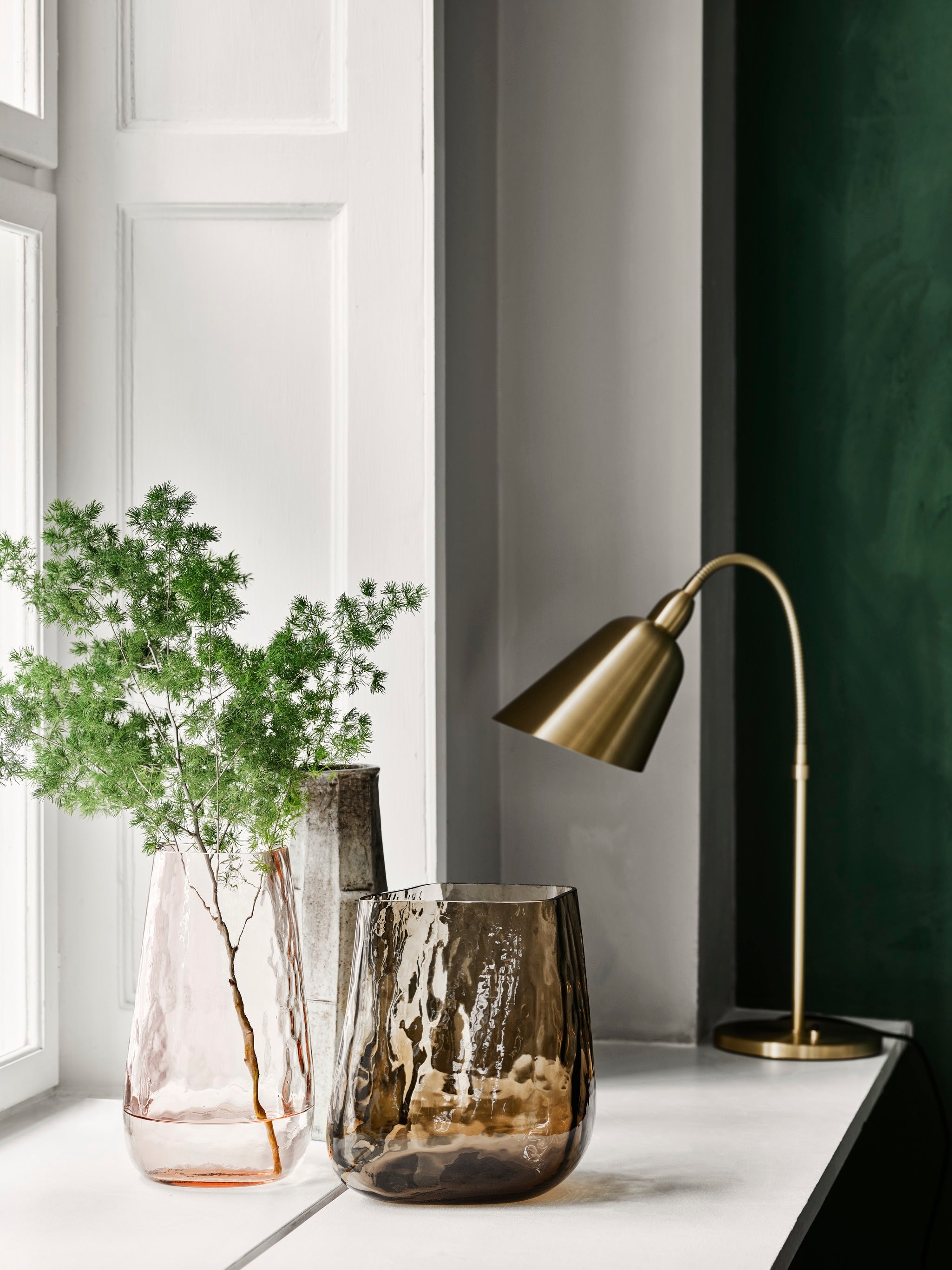 Crafted Glass Vase SC68 - Powder