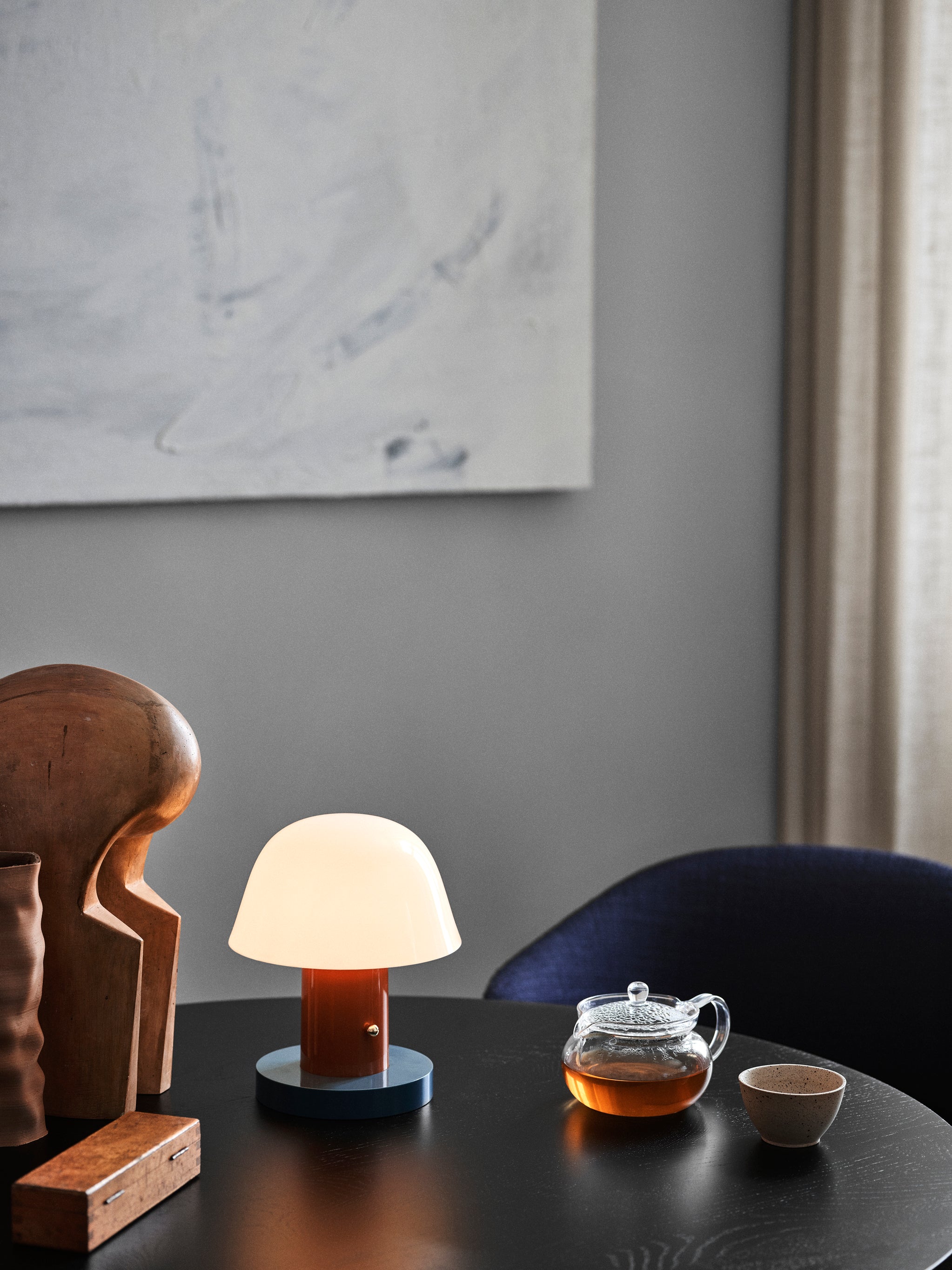 Setago Portable table lamp JH27 - Rust & Thunder