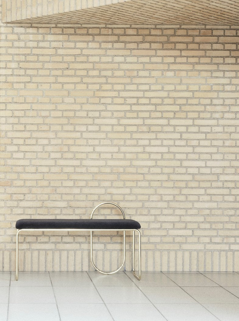 Angui Bench Anthracite/Gold