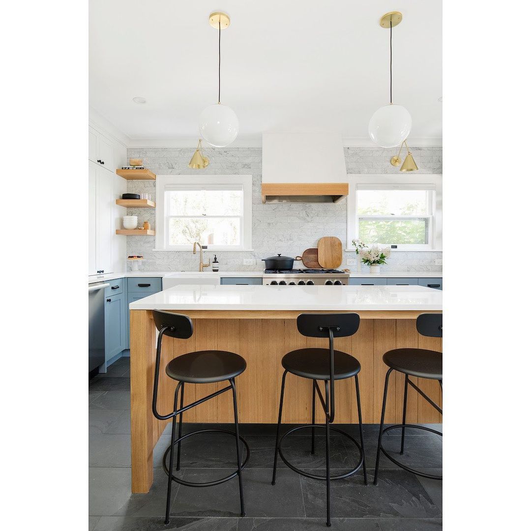 Afteroom Bar / Counter Chair - Black painted MDF