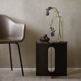 Androgyne Side Table Top - Nero Marquina marble