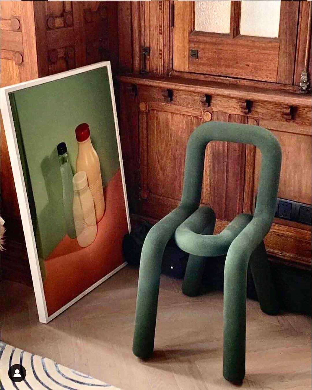 Bold Chair - Forest Green