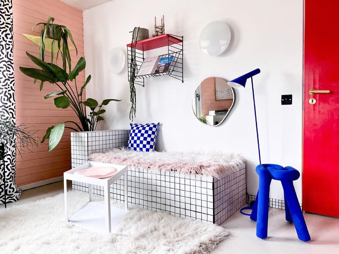 Bold Stool - Blue