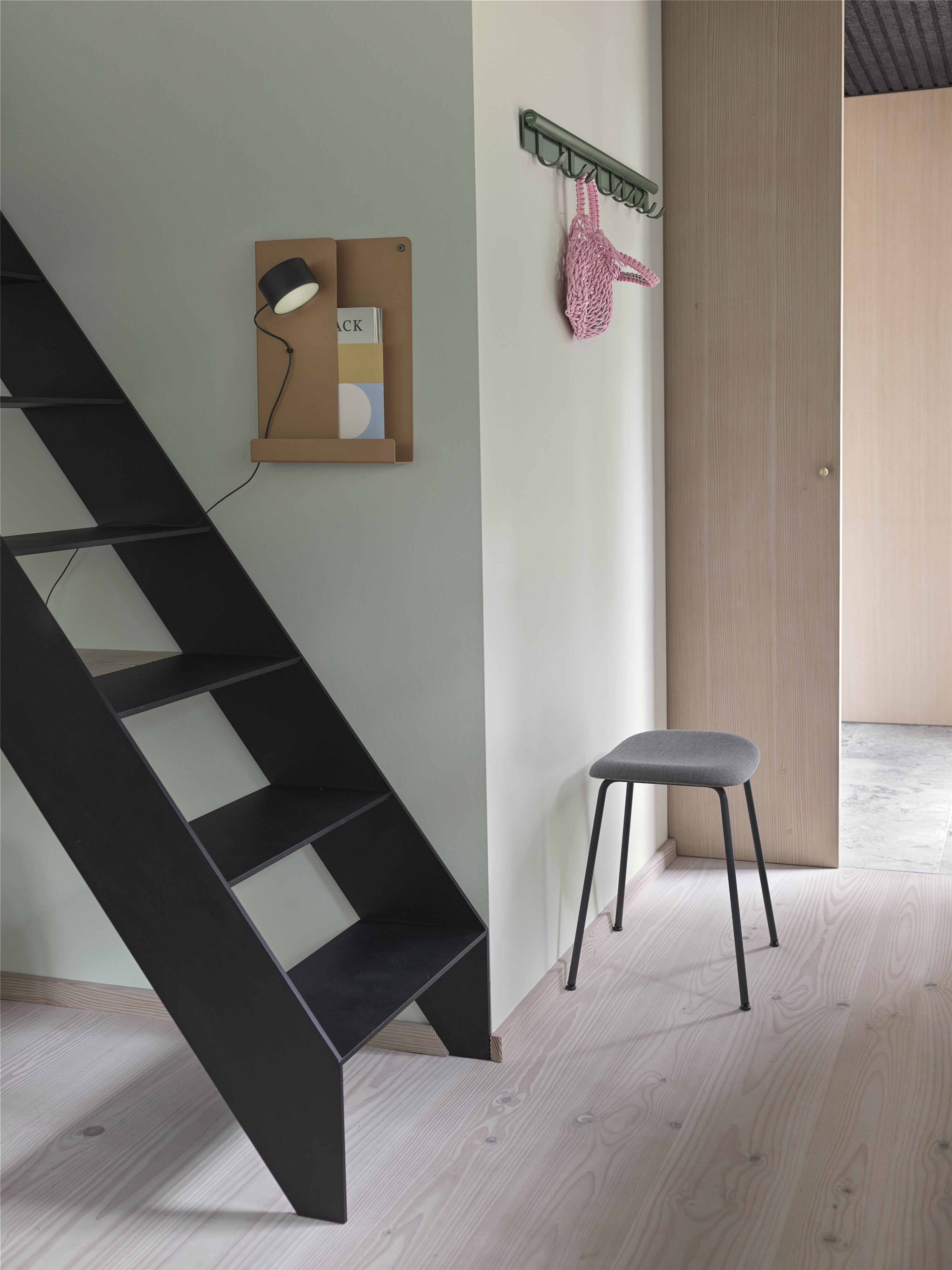 Coil Coat Rack - Dark Green