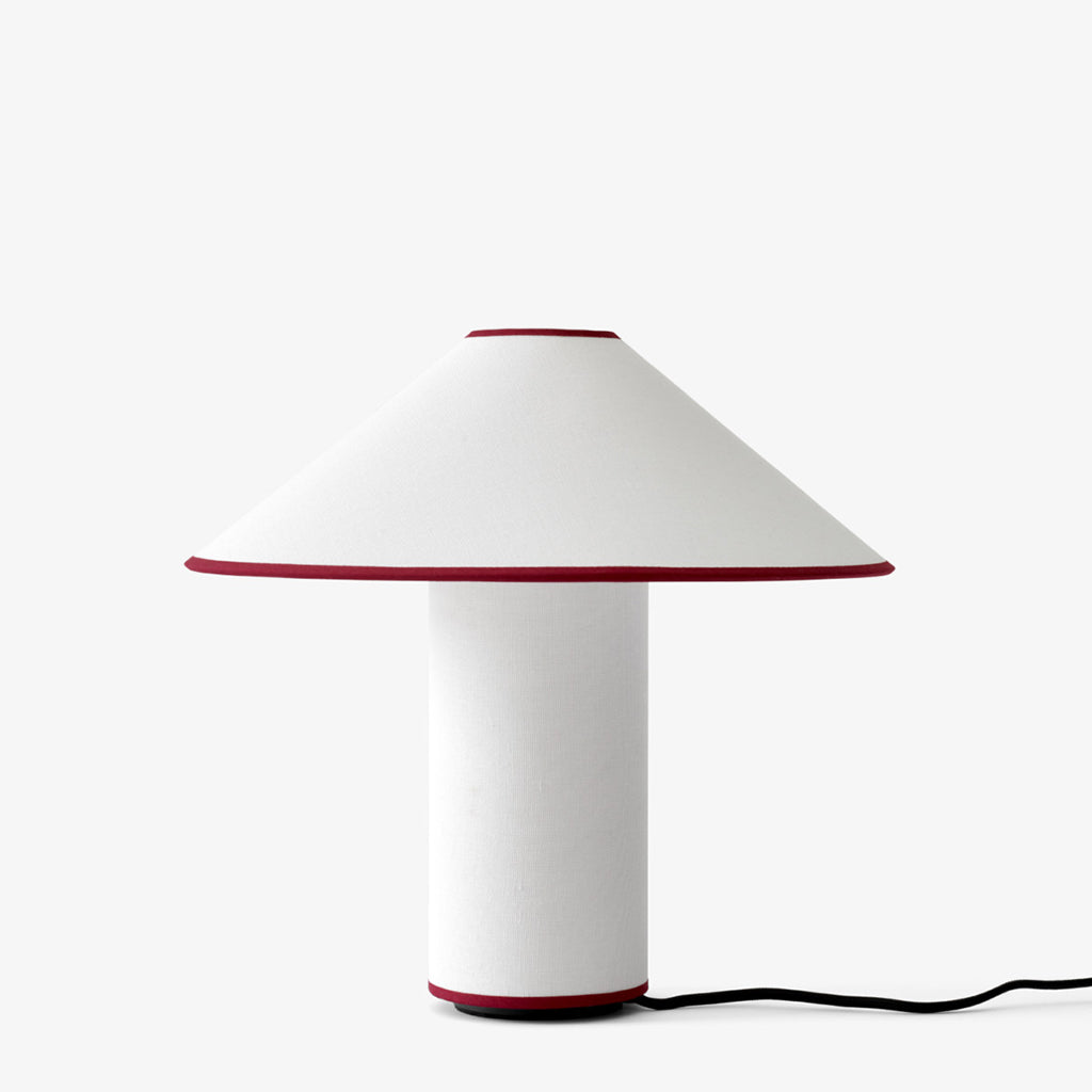 Colette ATD6 Lamp, White & Merlot