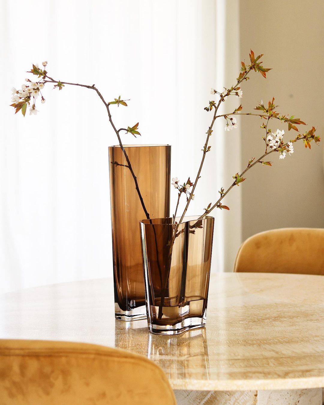 Collect Glass Vase, Medium SC36 - Caramel