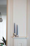 White Marble Candle Holder S