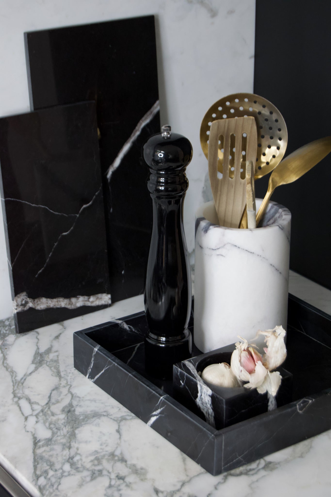 White Marble Wine Cooler