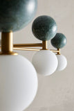 Dalt Suspension Pendant - Aged Gold