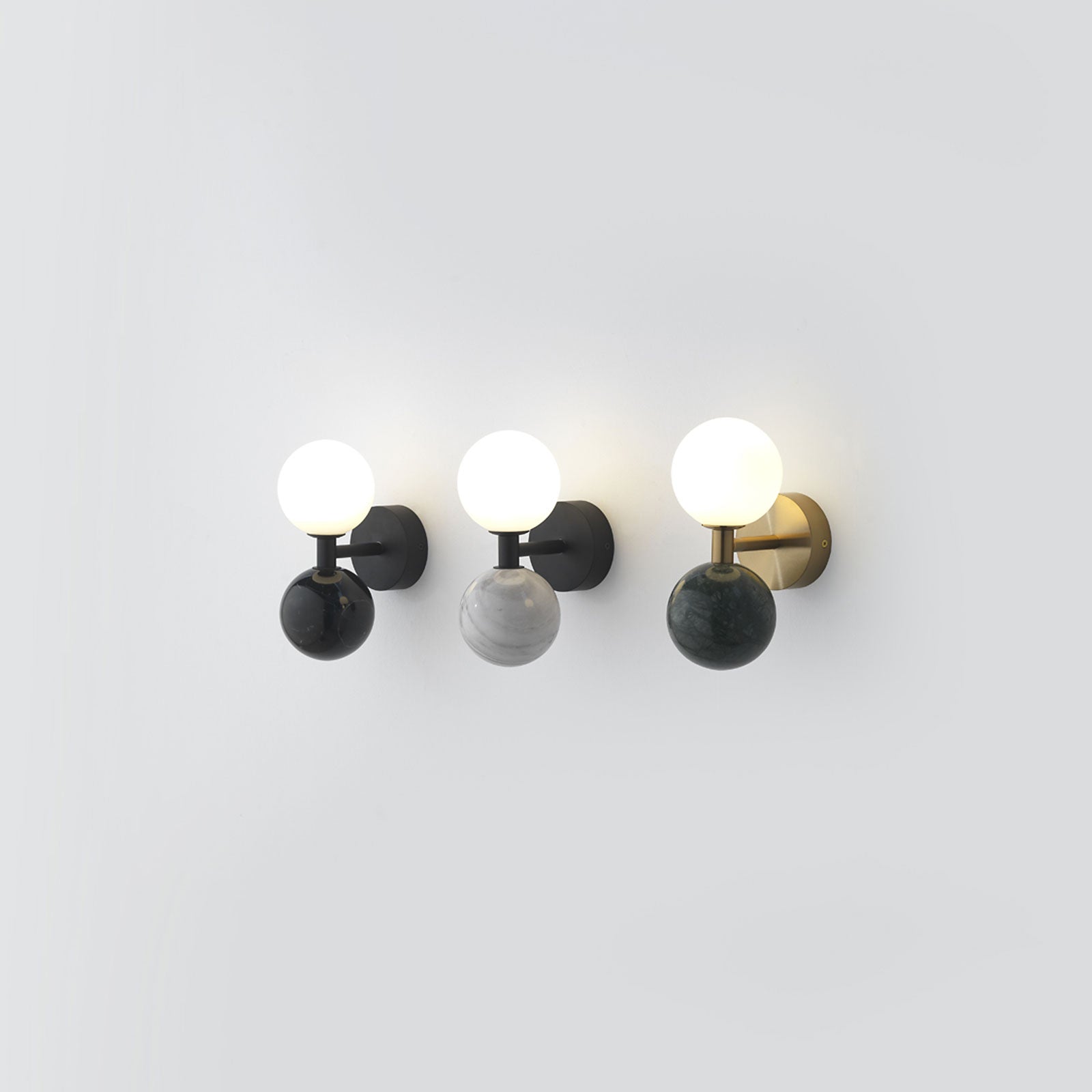 Dalt Aplique - Matt Black / Black Marble